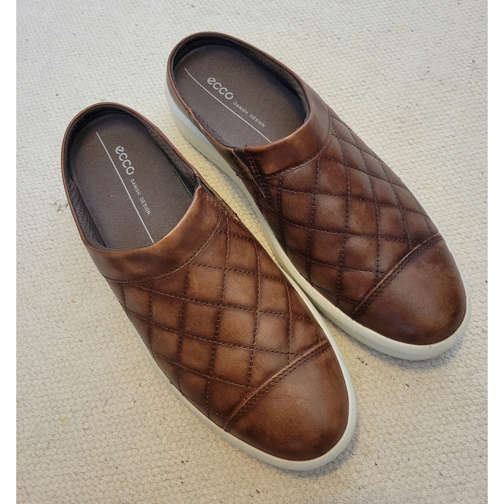 ECCO womens Soft 39 size Clog leather clog
